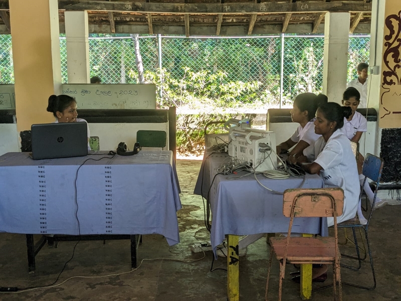 2023.12.8 දින  සෞඛ්‍ය තත්වය පිළිබද පරික්ෂා කිරීම 
