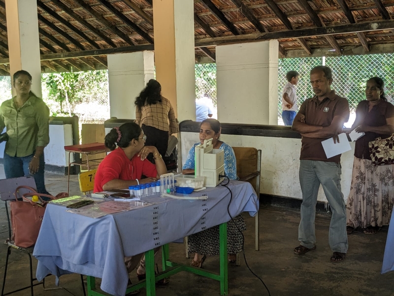 2023.12.8 දින සෞඛ්ය තත්වය පිළිබද පරික්ෂා කිරීම